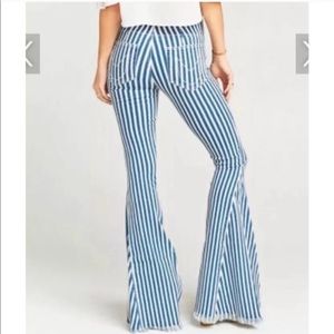 SMYM indigo stripe Berkeley bells
